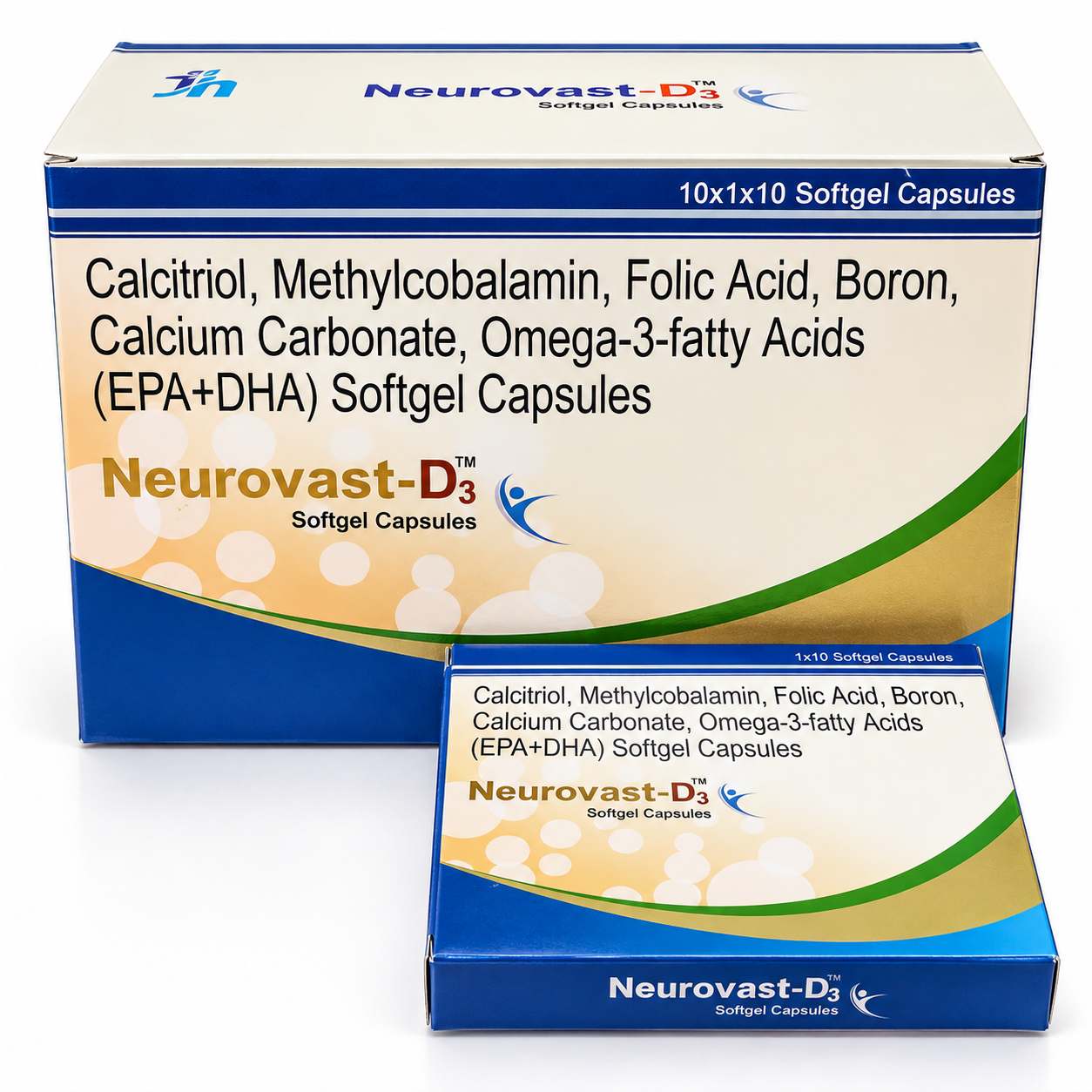 Neurovast-D3 Softgel Capsules 10x1x10 pack