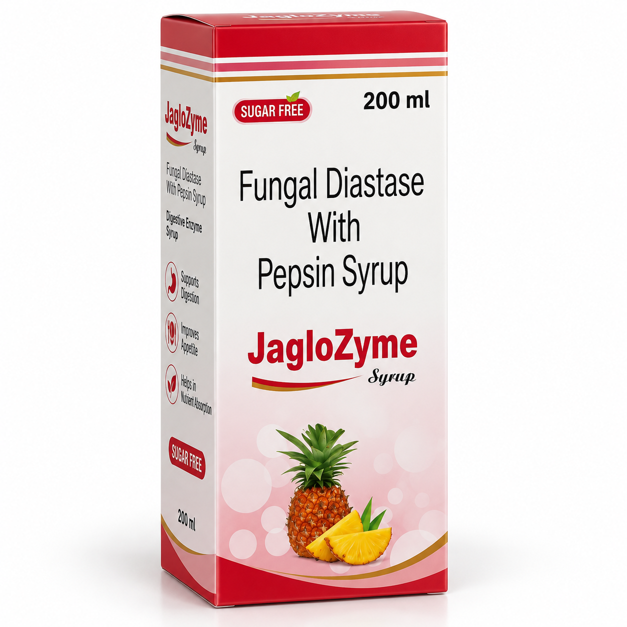 JagloZyme Syrup 200 ml product box